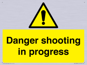 Danger shooting in progress